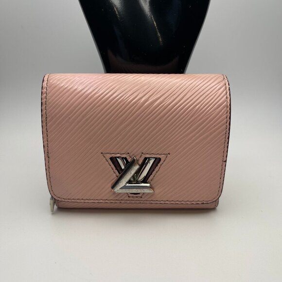 LOUIS VUITTON Twist Rose Ballerine Epi Leather Compact Wallet - Preowned - Picture 1 of 15